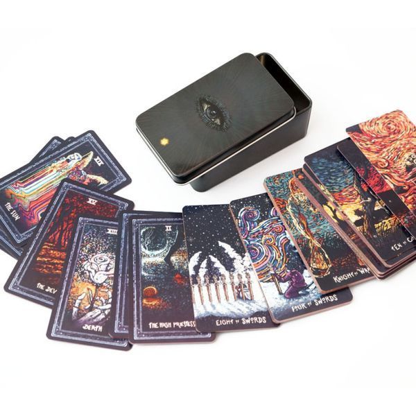Карти Таро Призма бачень (Prisma Visions Tarot) у металевій коробці od-30528 9420329 фото