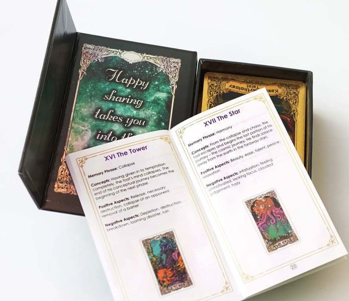 Карты Таро Ктулху Владыки Злых Духов Kesulu Mythology Tarot 9420028 фото