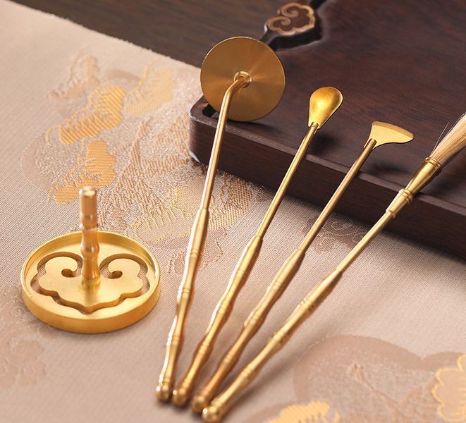 Набор "Сян Дао" 14 предметов Белая фарфоровая курильница 9150710 фото